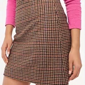 J. Crew size 6 Houndstooth Pencil Skirt